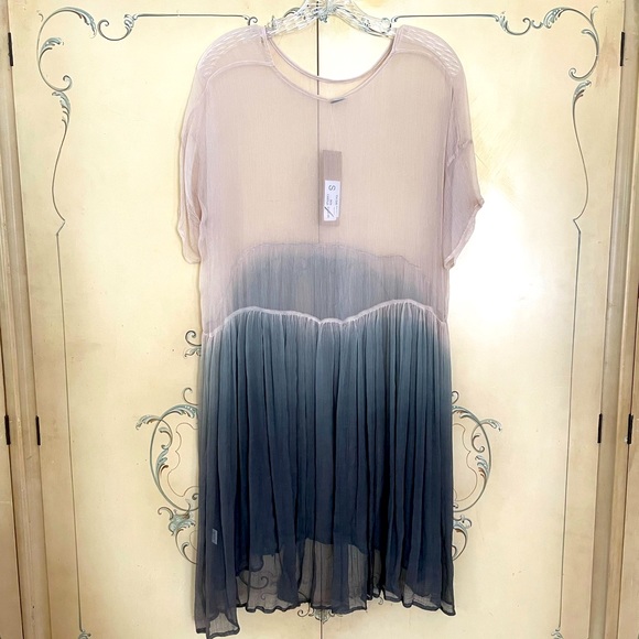 NWT Chan Luu Sheer Ombré Dress - Picture 2 of 8